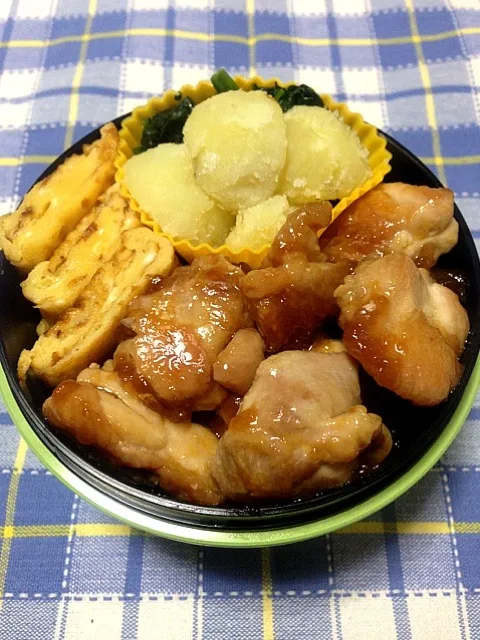 チキン甘酢ソース弁当♪|ぺりぐーさん