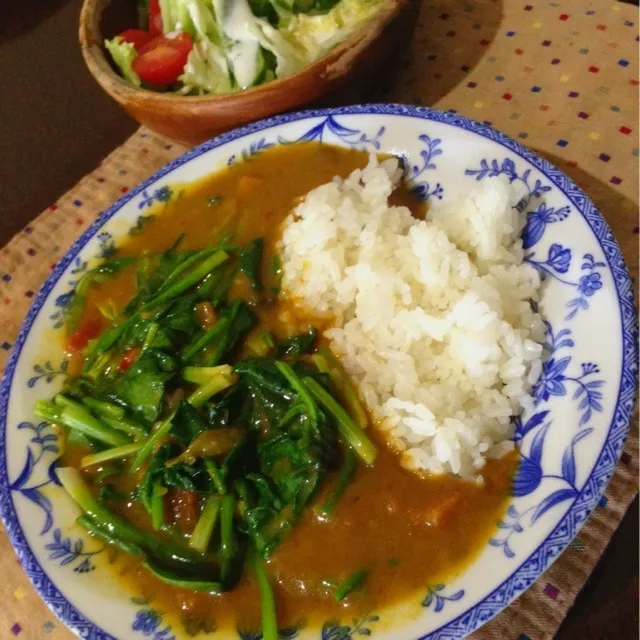 Snapdishの料理写真:ほうれん草入りカレー|純さん