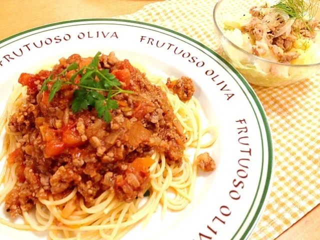 子どもが作った ミートソーススパゲティ|シンリーさん