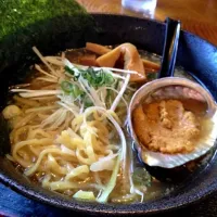 Snapdishの料理写真:雲丹味噌ラーメン|てるをさん