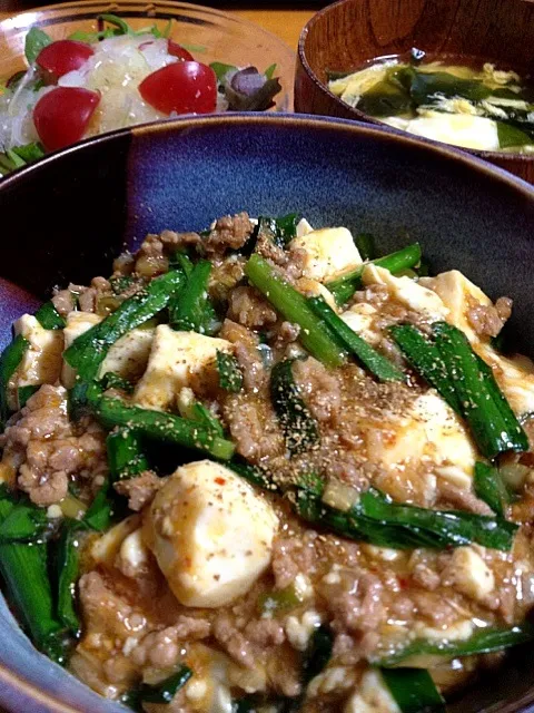 麻婆豆腐丼|カウンター嬢さん