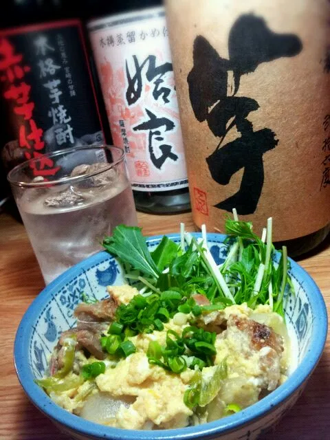 親子丼の「ヌキ」×いも麹 芋|大地さん