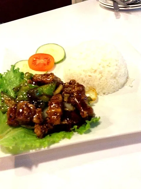 Lamb Black Pepper Rice|angela angieさん