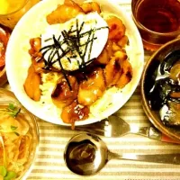 鶏の照り焼き丼|たにしさん