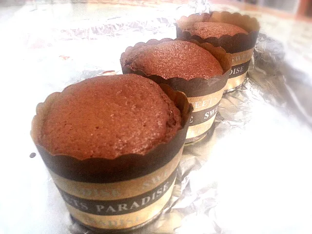 Chocolate Milo Cupcake with Nutella Filling|wan chanさん