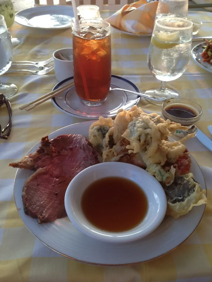 Prime rib and tempura|Ty Akiさん