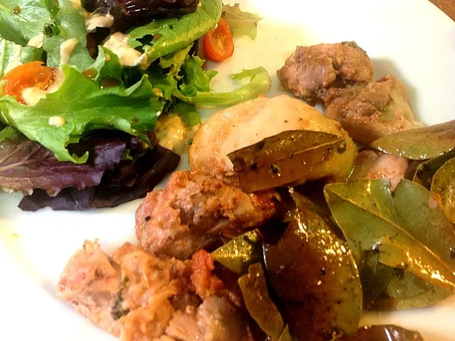 Bay Leaf Chicken W/Side Salad|Mitsuki Sakuraさん