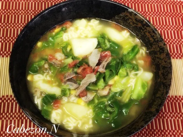 今日の賄い  じゃがトマラーメン|Cabezon.Nakamuraさん