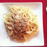 Snapdishの料理写真:ツナと玉ねぎのパスタ|nanaさん