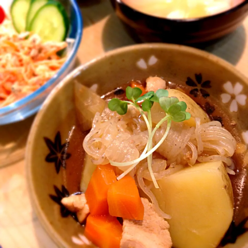 Snapdishの料理写真:ほくほく肉じゃが♡|うっちーさん