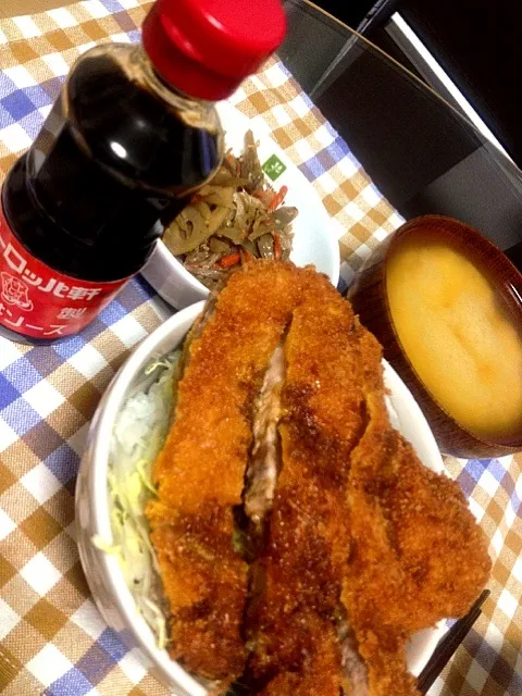 ソースカツ丼|食いしん坊もりもりさん