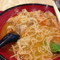 Snapdishの料理写真:沙爹云吞面|Cathyさん