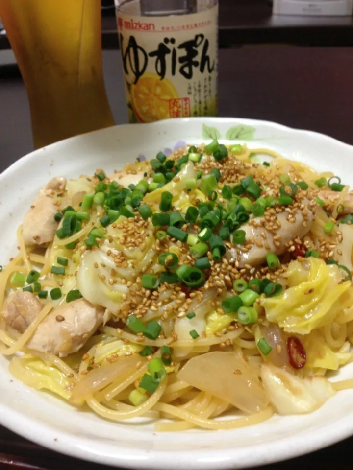 ポン酢パスタ(^o^)/|bonnyさん