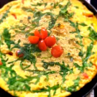 omelette à l'echalotte et à la roquette|barraudさん