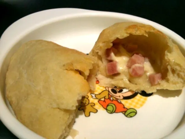 Pizza della settimana per bimbi "Calzoncino con prosciutto cotto"|小鍋 (pentolina)さん