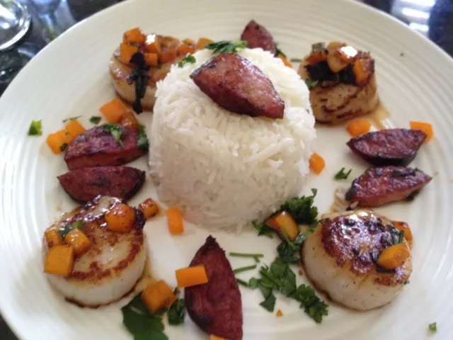 Scallops, Basmati Rice|Tasso Apostolopoulosさん