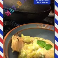 Snapdishの料理写真:おさかな第二弾！！サーモンのクリーム煮|白井千絵さん