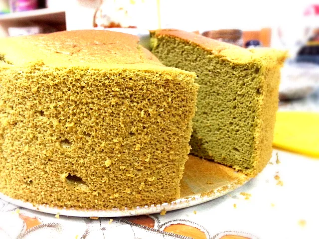 Green Tea Chiffon Cake|wan chanさん