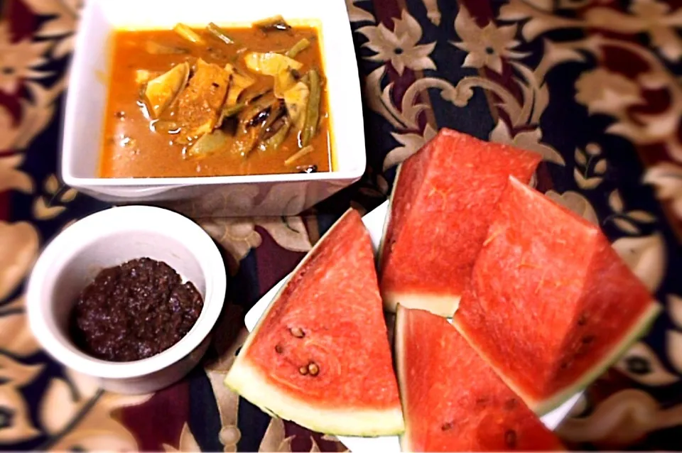 Kare-Kare & Watermelon!|iamfem05さん