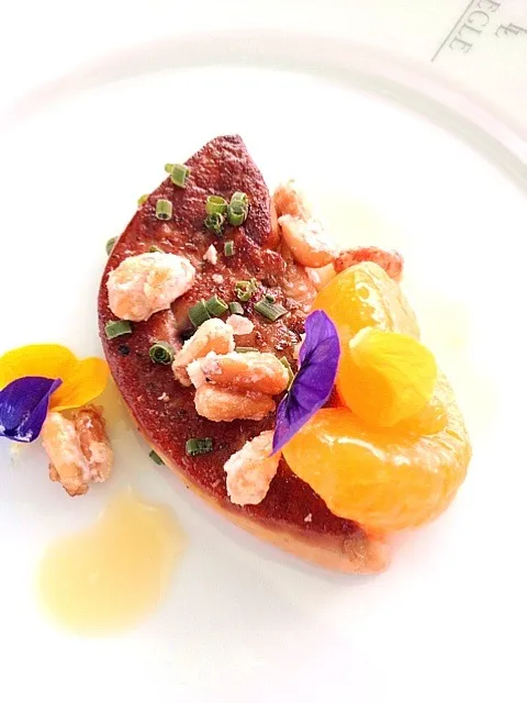 Foie Gras with Caramelised  Pine Nuts & Orange|12Dragonさん