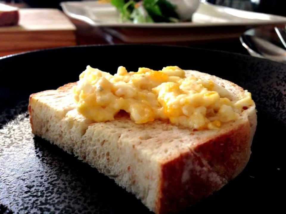 Cheese with boiled egg @ whiple house|Larry Chuさん