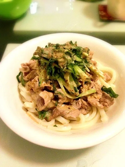 豚しゃぶうどん|あゆみさん