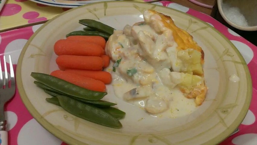 fish bake with steamed veg|Dean Haylettさん