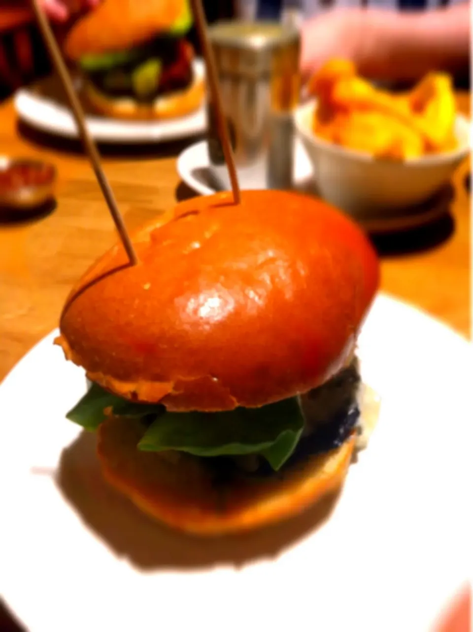 Snapdishの料理写真:Veggie burger from Gormet Burger in 02 arena|🍓Jolejo🍓さん