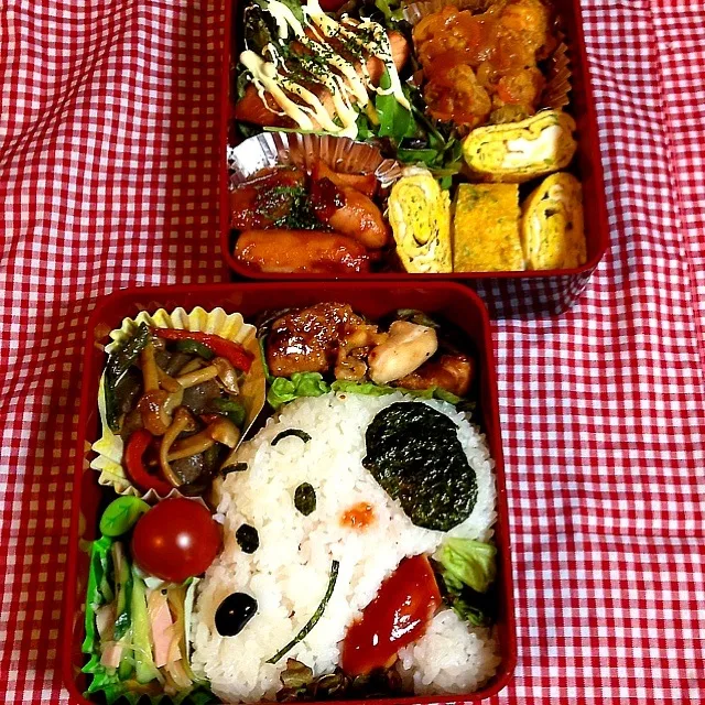 スヌーピーのお弁当|かんきちさん