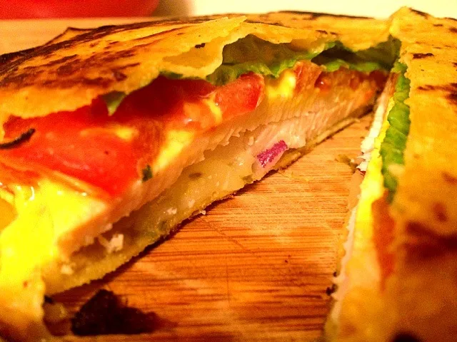 Roasted Turkey panini.|amyさん