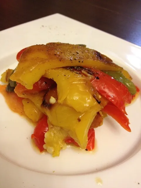 Grilled  3 colour bell pepper salad|piggybistroさん