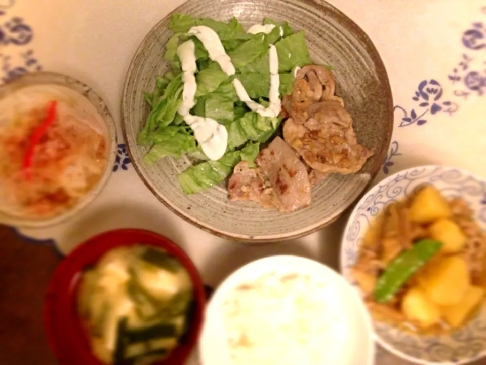 Pork Ginger and Nikujyaga. 2013/5/6|Comer Ruyeeさん