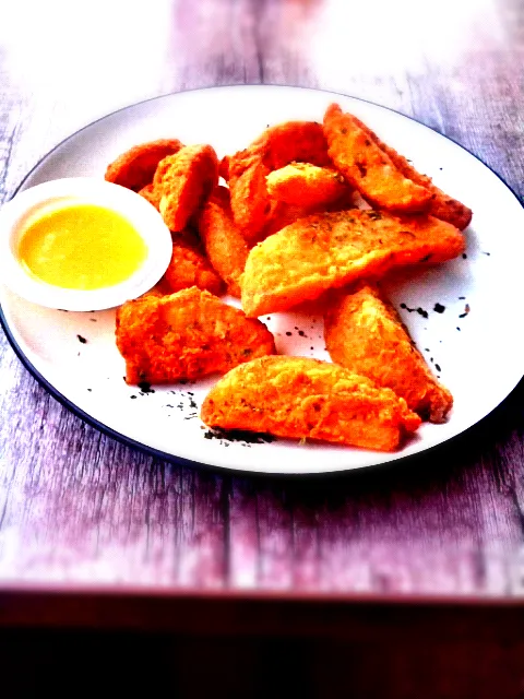 Potato Wedges with Cheese|rembulan tri azyta n.さん