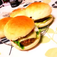 Snapdishの料理写真:チーズバーガー|蘭太郎さん