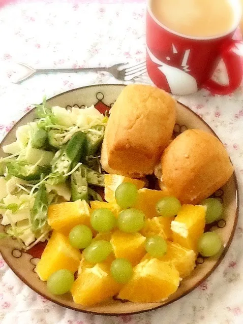 Snapdishの料理写真:💚モーニングプレート🌻|さとう かおりさん