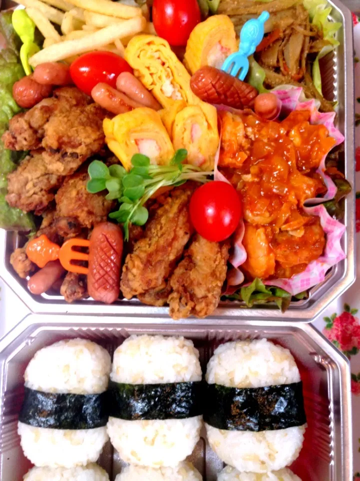 家にあるもの弁当 家族でピクニック!!|yoshimiさん