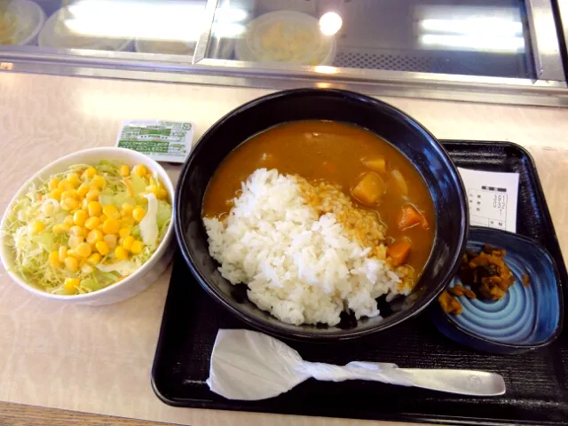 こく旨カレー&生野菜サラダ|まぐろさん