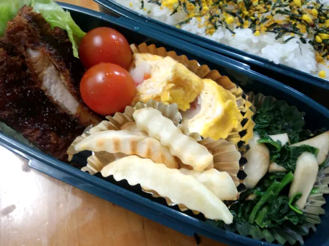 Snapdishの料理写真:高一男子お弁当5・7|ひこーきおたくさん