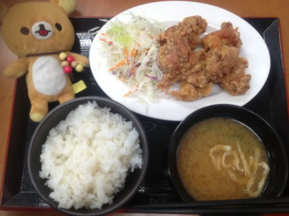 唐揚げ定食|ちょこ。さん