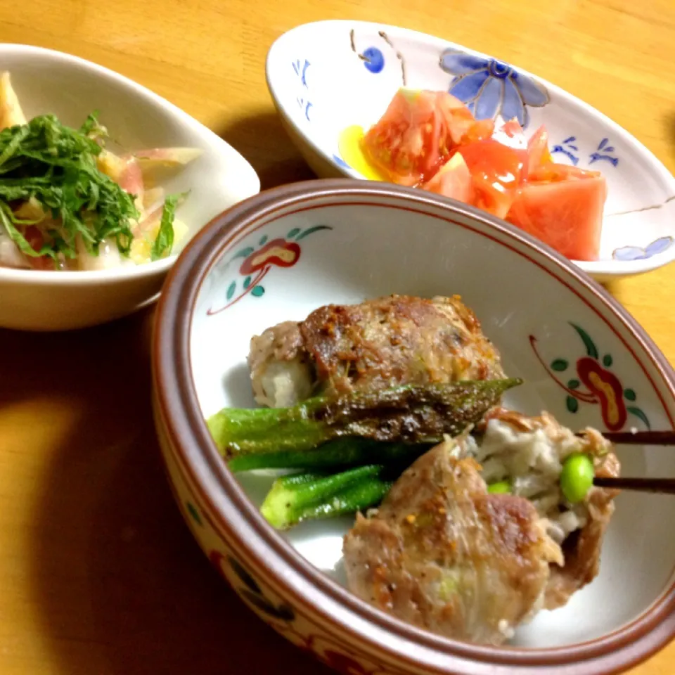 またまた、里芋と枝豆の豚肉巻きを作ってみました♡|さちこ(さがねっち)さん