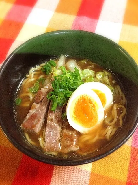 麺の力で、トンテキラーメン|Mさん