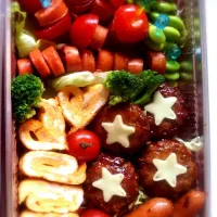 Snapdishの料理写真:★ハッピー弁当★|ぺこちゃん：)さん