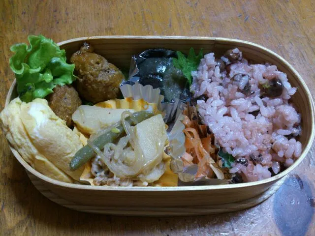 豆ご飯弁当|maさん