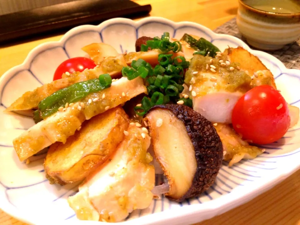 Grilled chicken with yuzu pepper paste|do dyuさん