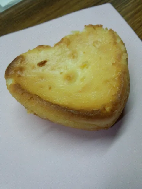 ハートのチーズケーキ|かんぱぱさん