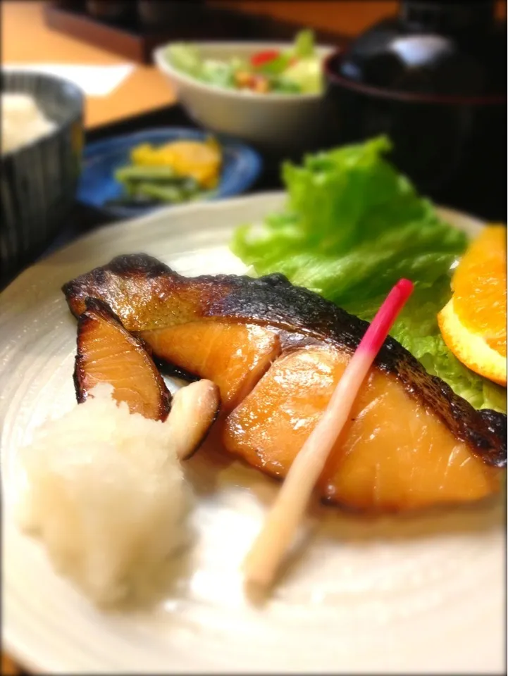 むつの照り焼き定食|寺尾真次さん