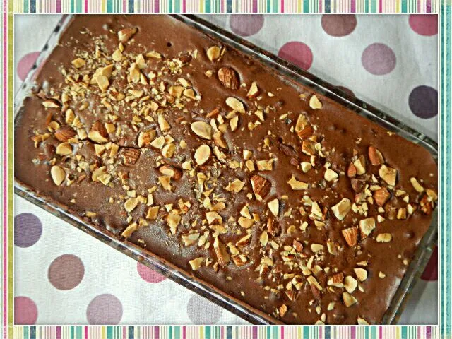 Snapdishの料理写真:Egg free - almond choco brownie|Asti 🌸🌸さん