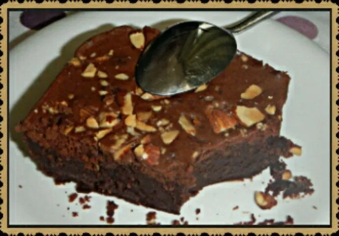 Egg free - almond choco brownie|Asti 🌸🌸さん