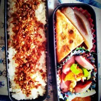 Snapdishの料理写真:今日のお弁当(*^▽^*)|ゆーうさん