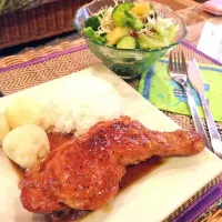 Snapdishの料理写真:Chicken with honey sauce|Kattyさん